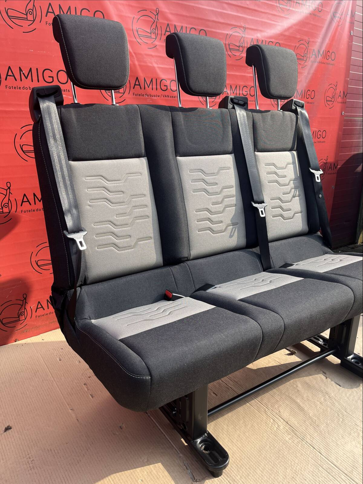 Seat Ford Transit Custom ECKO bench triple rear Shuttle 4th row