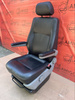 EU passenger | UK driver Captain Seat VW T5 T6 adjustments armrests black faux leather