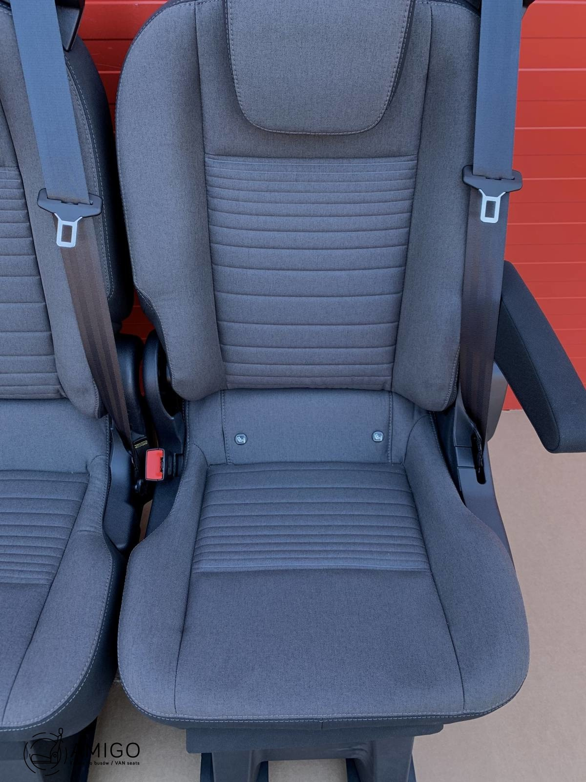 Seat Ford Transit Custom Tourneo bench rear folding seats 3x single seat