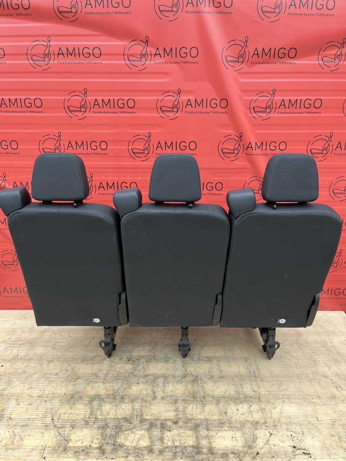 Seat Ford Transit MK8 bench triple rear three-seats Capitol isofix Adjustable