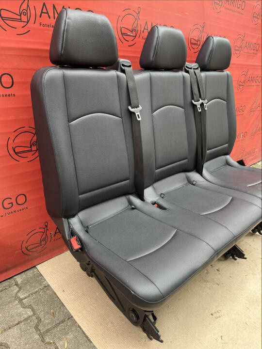 Rear Seats 2+1 bench single seat MERCEDES W639 Vito Tourer Viano leatherette RHD
