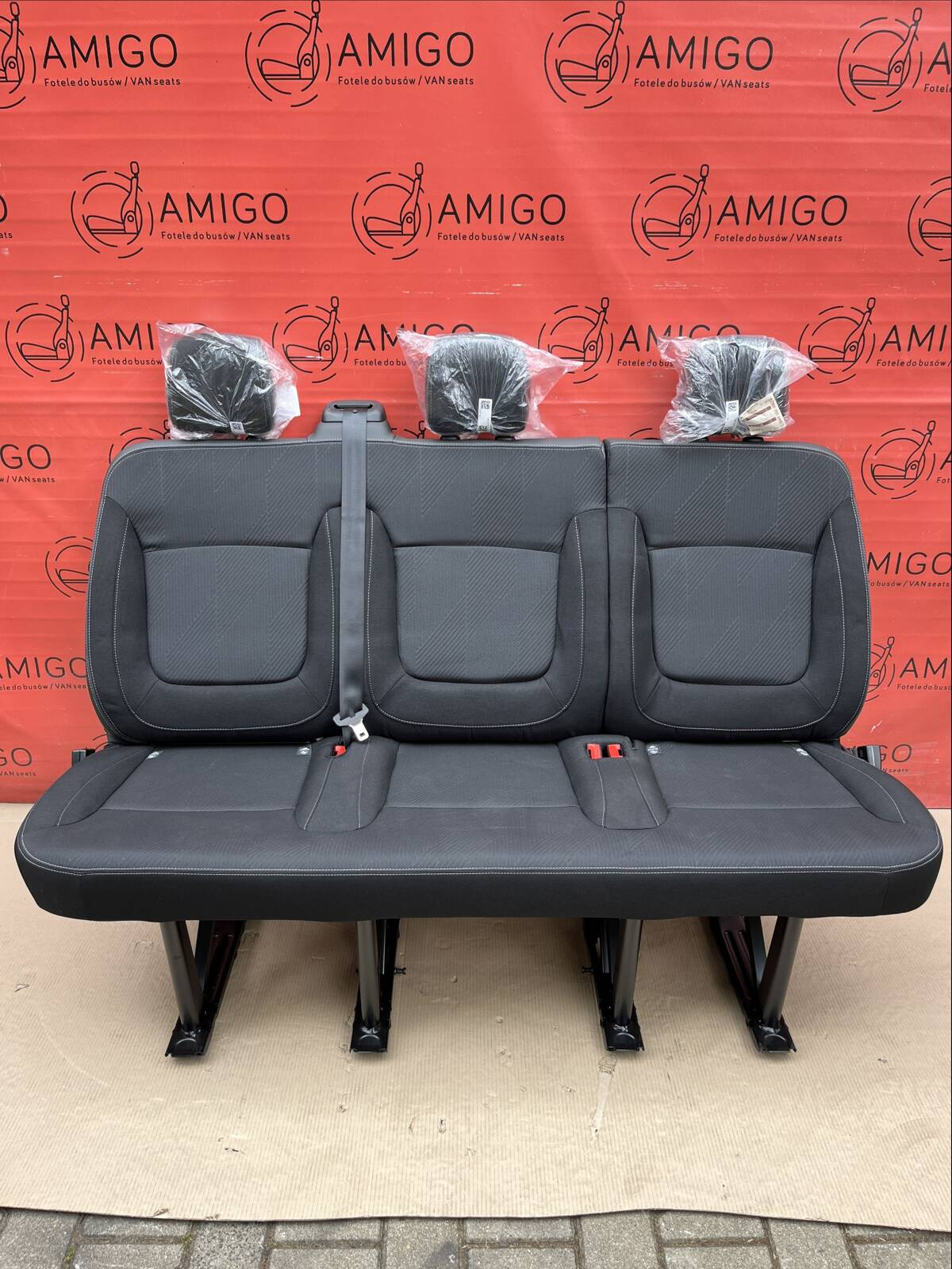 Seat triple bench 2nd row Renault Trafic Opel Vauxhall Vivaro NV300 Talento JAVA RHD