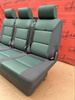 Bench rear triple seat VW T5 Multivan Caravelle Anthracite Duo Green