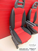 Seat Fiat Ducato Boxer Jumper Relay set Seats left right front red adjustments