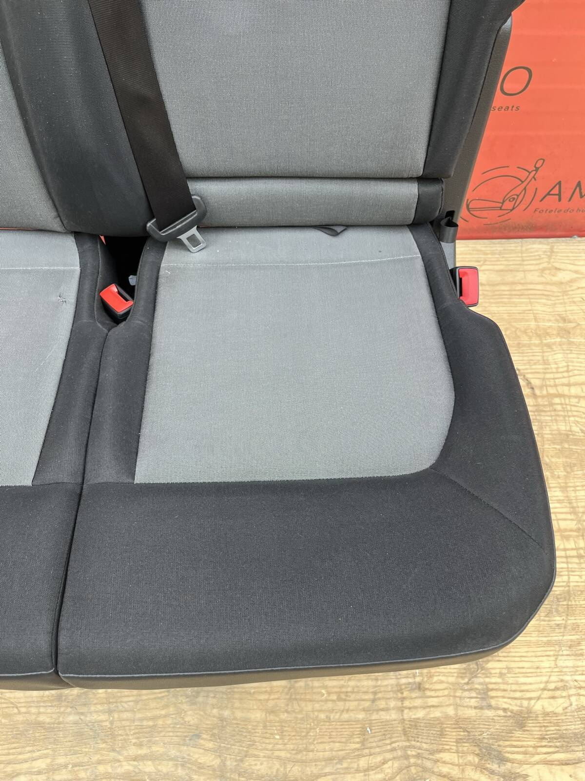 Seat VW Crafter II MAN TGE 2016-2025 double bench passenger seat front LHD Marathon