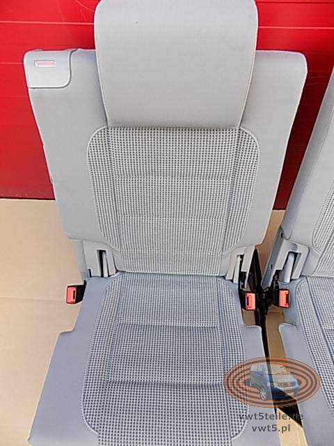 VW Touran 2003-10 rear folding seats set left right grey 3rd row