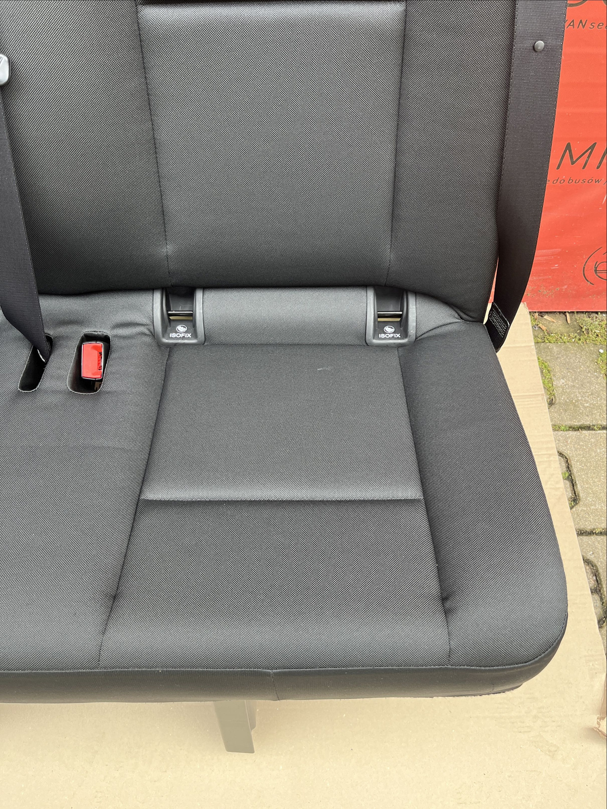 Mercedes Sprinter W907 W910 bench seat passenger compartment rear Maturin isofix