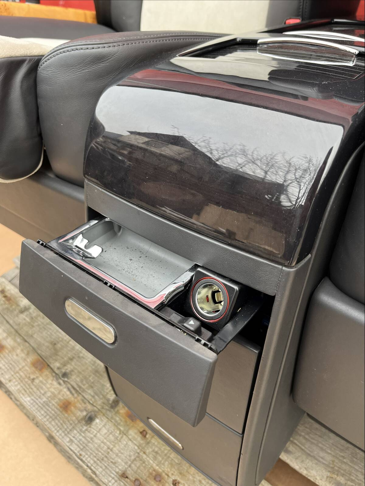 VIP rear double seat for rails VW T5.1 T5 T6 Business Electric Fridge Heating