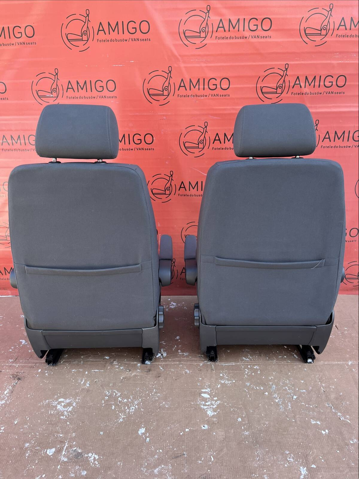 Driver passenger seat VW T5 DUO anthracite Multivan Caravelle Airbag Heated