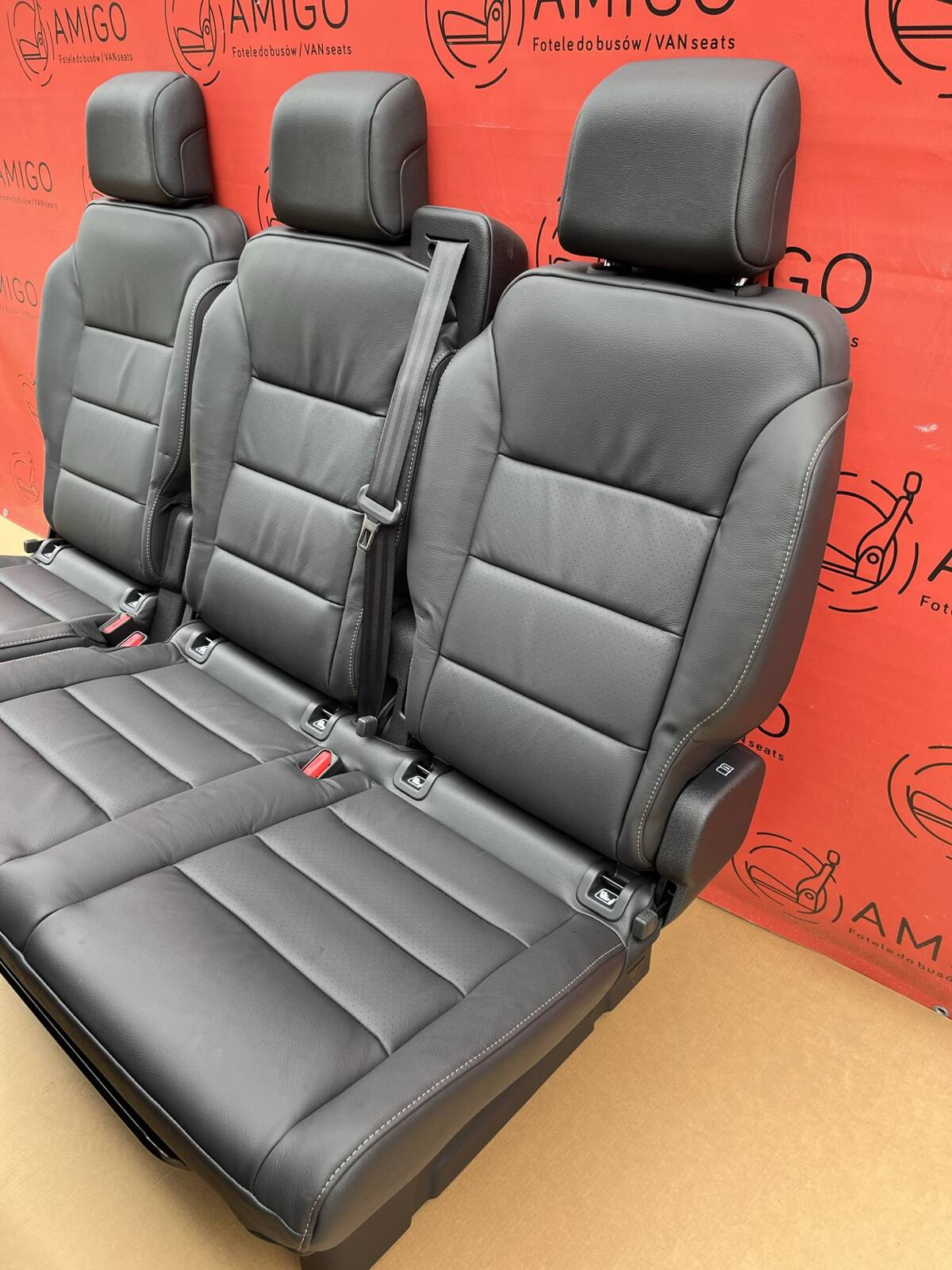 Rear seats bench Traveller Spacetourer Ulysse Zafira Vivaro Proace leather