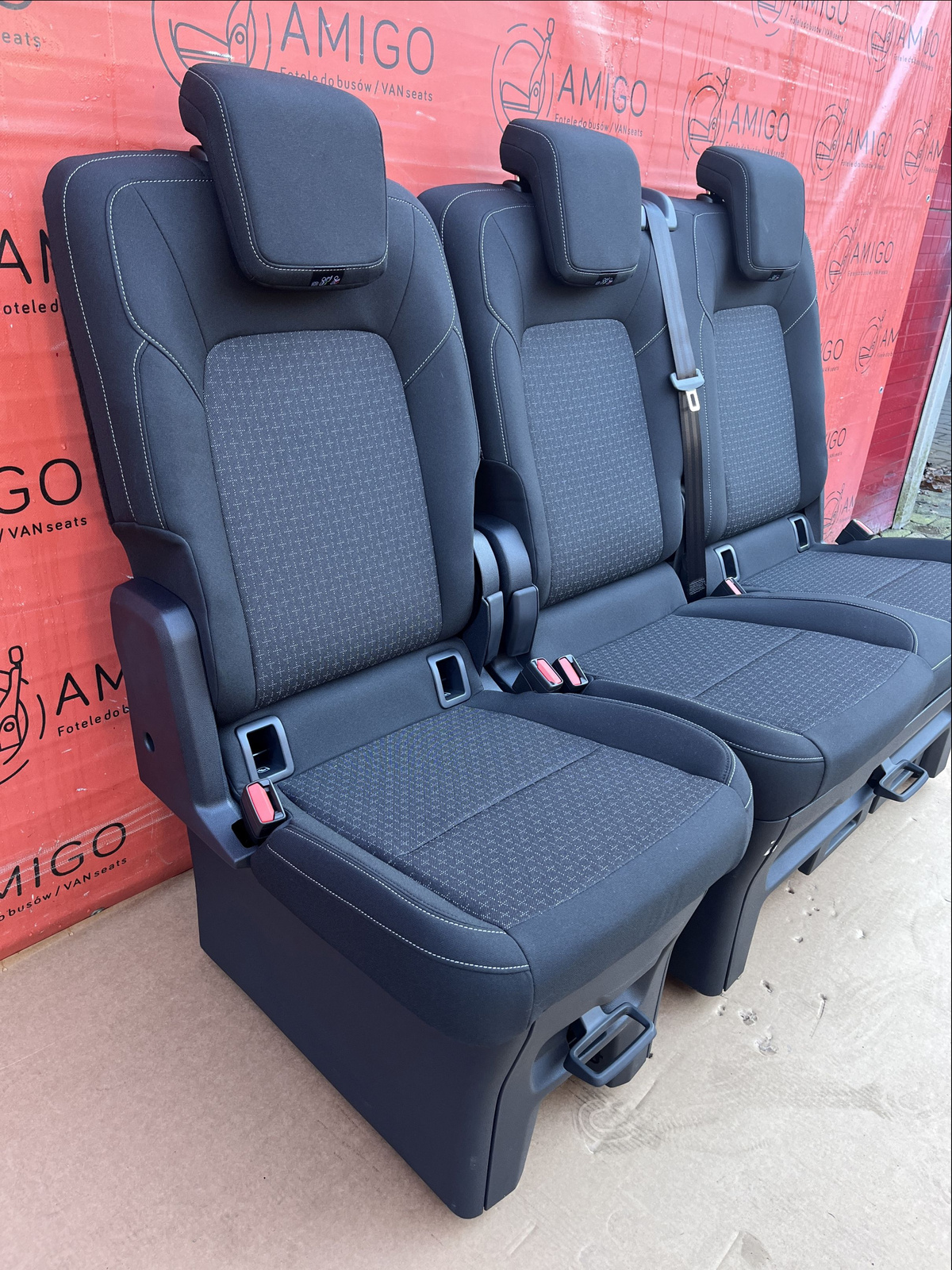 Seat 2+1 Ford Transit Tourneo Custom V710 VW T7 2024-2025 bench rear seats double single