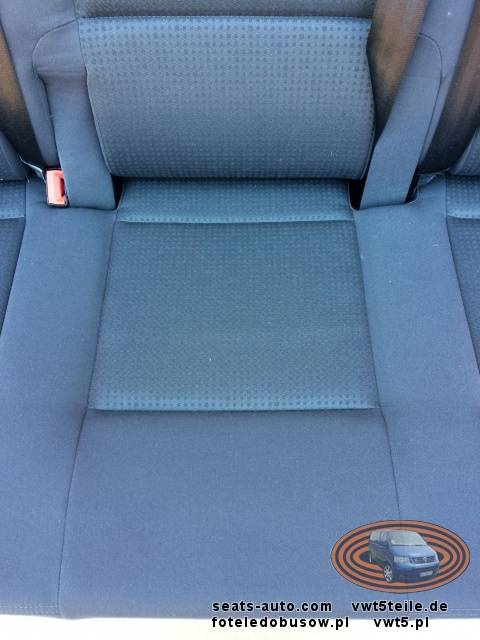 Bench rear triple seat VW T5 Multivan Caravelle Anthracite Duo