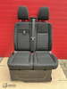 Ford Transit Custom double front passenger bench black Inroad heating RHD