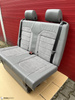 Bench rear double seat bed Leather Alcantara Grey VW T6.1 T6 T5 California