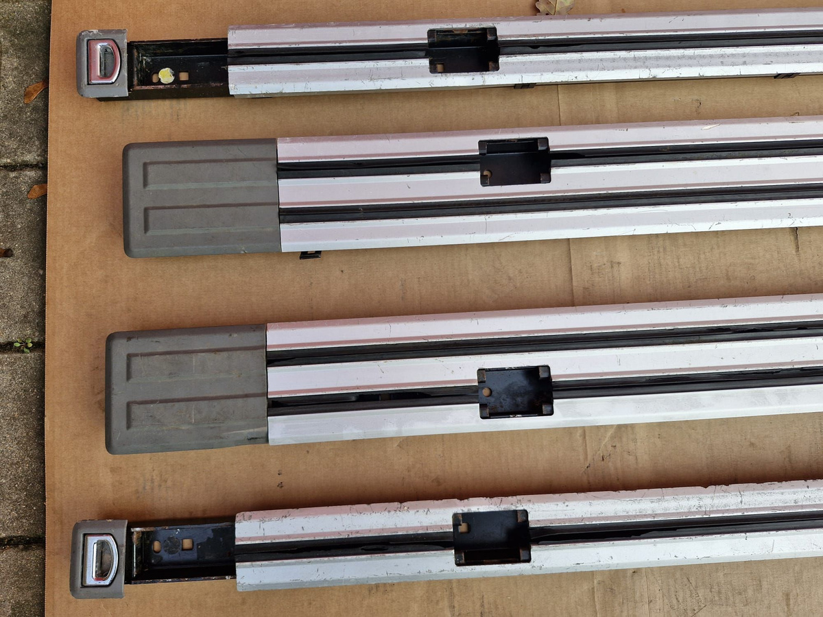 Rear rails for seats double Volkswagen VW T5 Multivan Caravelle SWB set