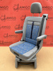Seat VW T5 Multivan Caravelle LLL blue swivel rear for child