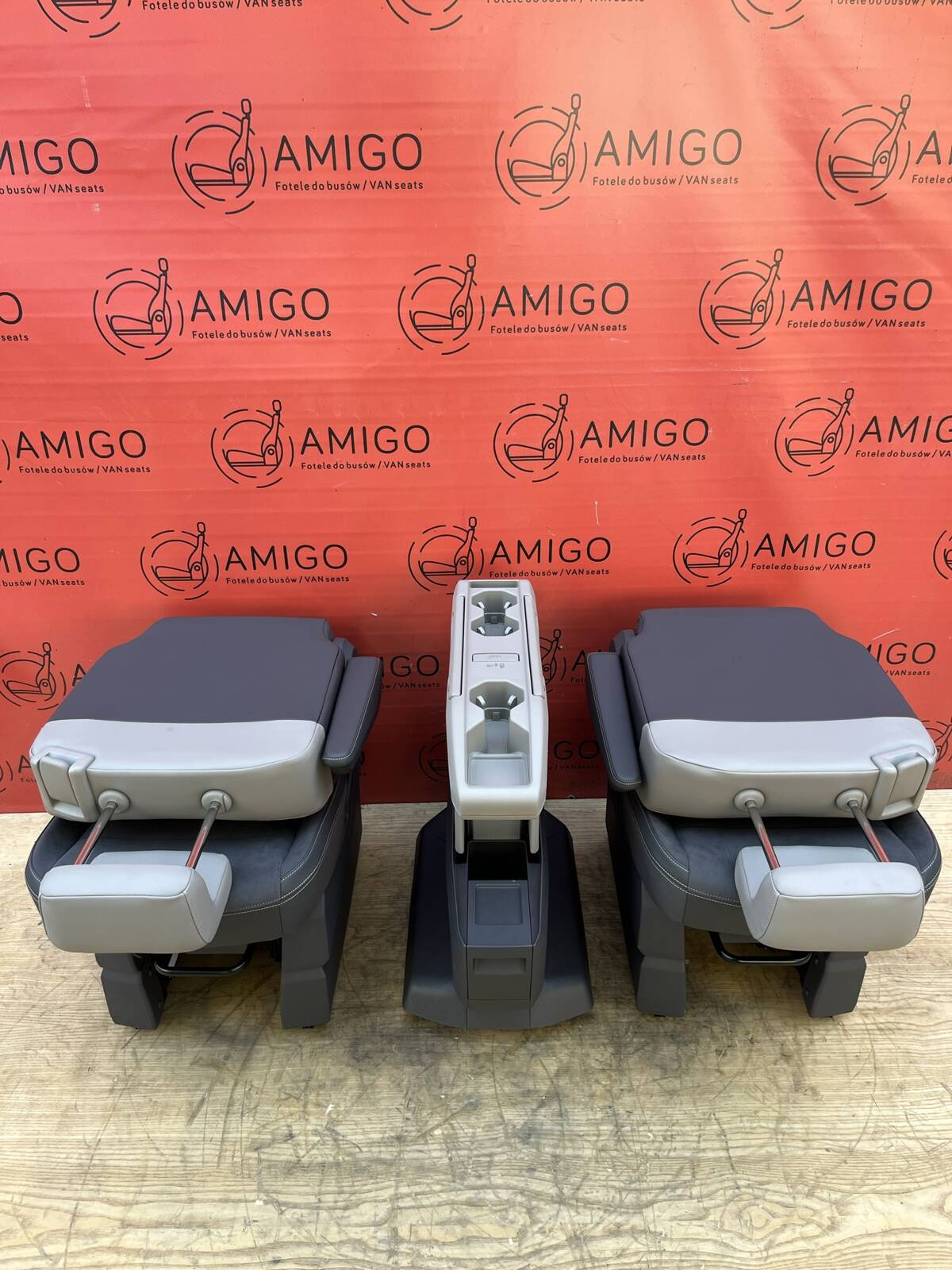 Seats NEW VW Multivan T7 1+1 ArtVelours table heated