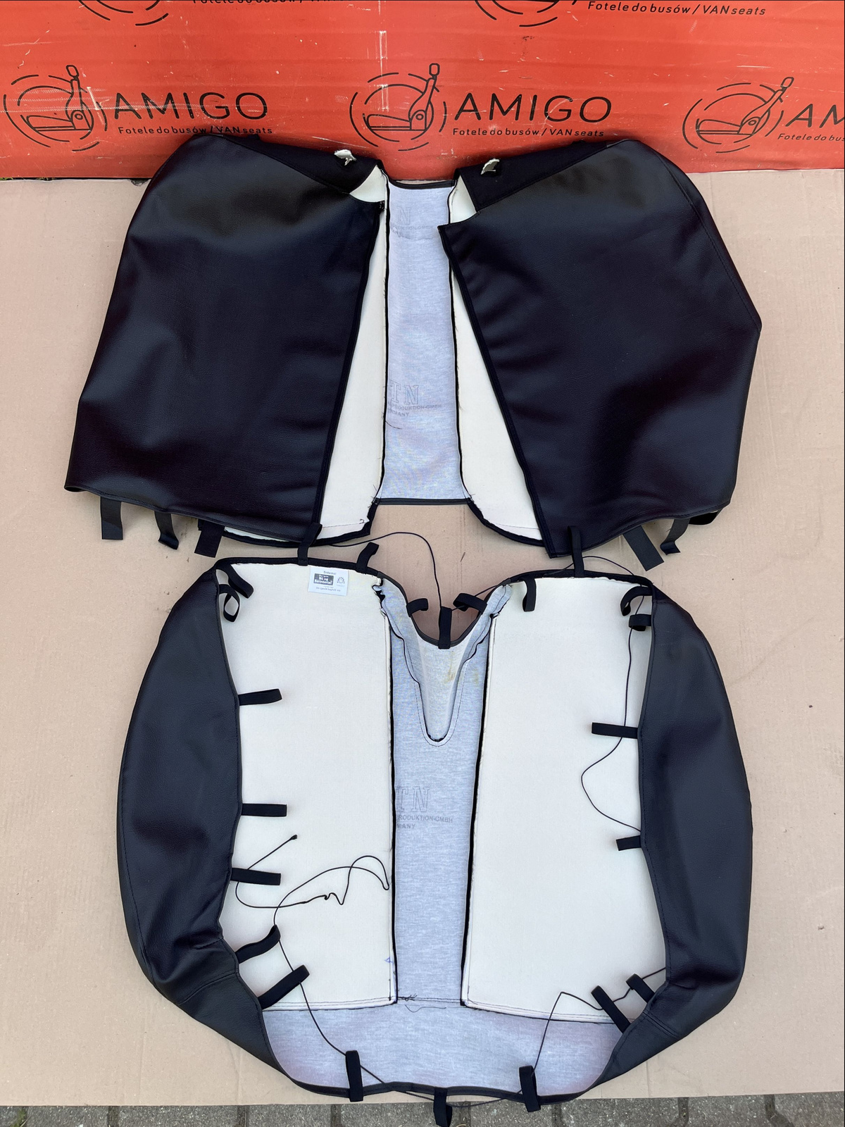 Cover fot seat bench double front Mercedes Vito W447