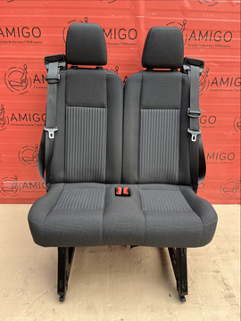 Ford Transit MK8 2-seater bench seat Passenger compartment seat Lane 80cm with brackets