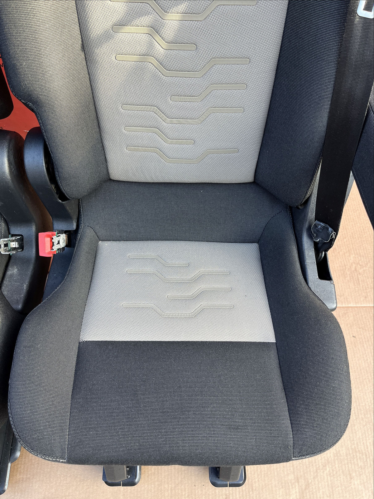 Seat Ford Transit Custom ECKO bench rear seats armrests 2nd row RHD