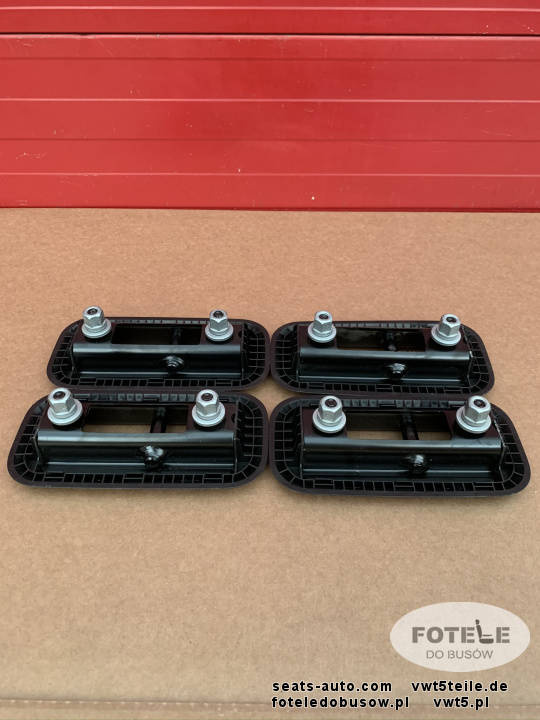 VW T5 T6 4x rear seat floor mount brackets GENUINE 7H0883873F 7H0883087A 9B9