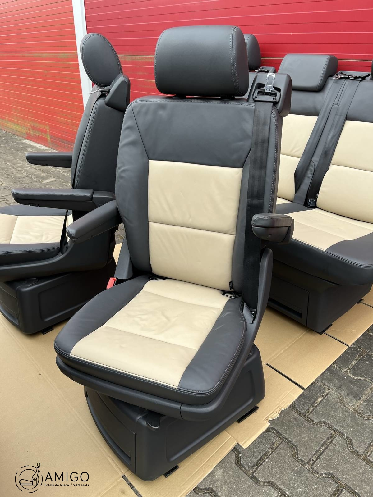 SET Driver passenger swivel Bench rear triple seat VW T5 Multivan Caravelle