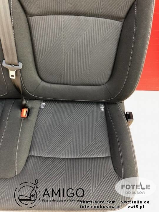 Seat triple bench Renault Trafic Opel Vauxhall Vivaro NV300 Talento belts set