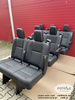 Seats Mercedes Sprinter W907 set rear triple bench + 2x double LEATHER seat
