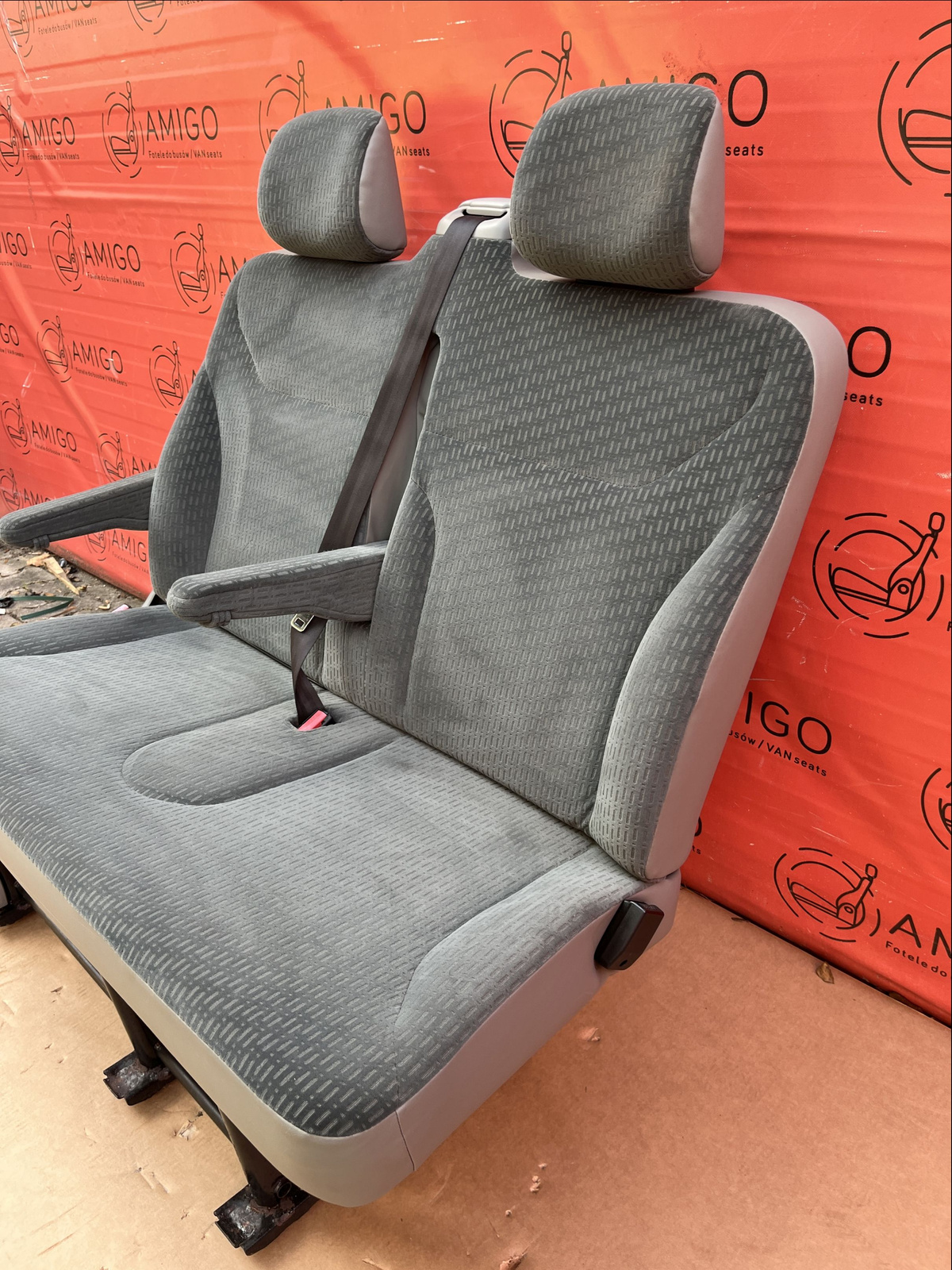 Seat double bench Renault Trafic Opel Vauxhall Vivaro Nissan Primastar 2001-2014