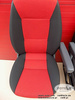 Seat Fiat Ducato Boxer Jumper Relay set Seats left right front red adjustments