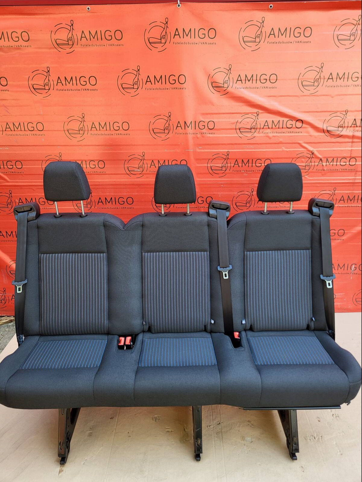 Seat Ford Transit MK8 bench triple rear three-seats V363 Capitol isofix