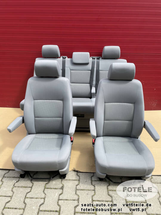 VW T5 driver and passenger seat bench Multivan seat sleeping bench DUO
