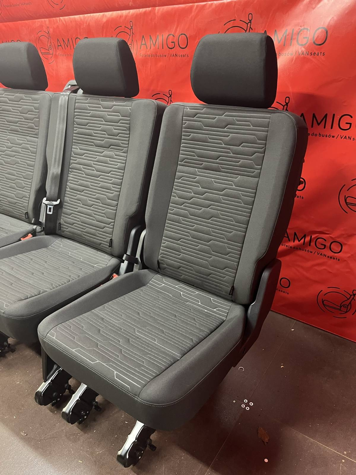 Bench rear triple seat VW T6.1 T6 Transporter Circuit t5 3x single