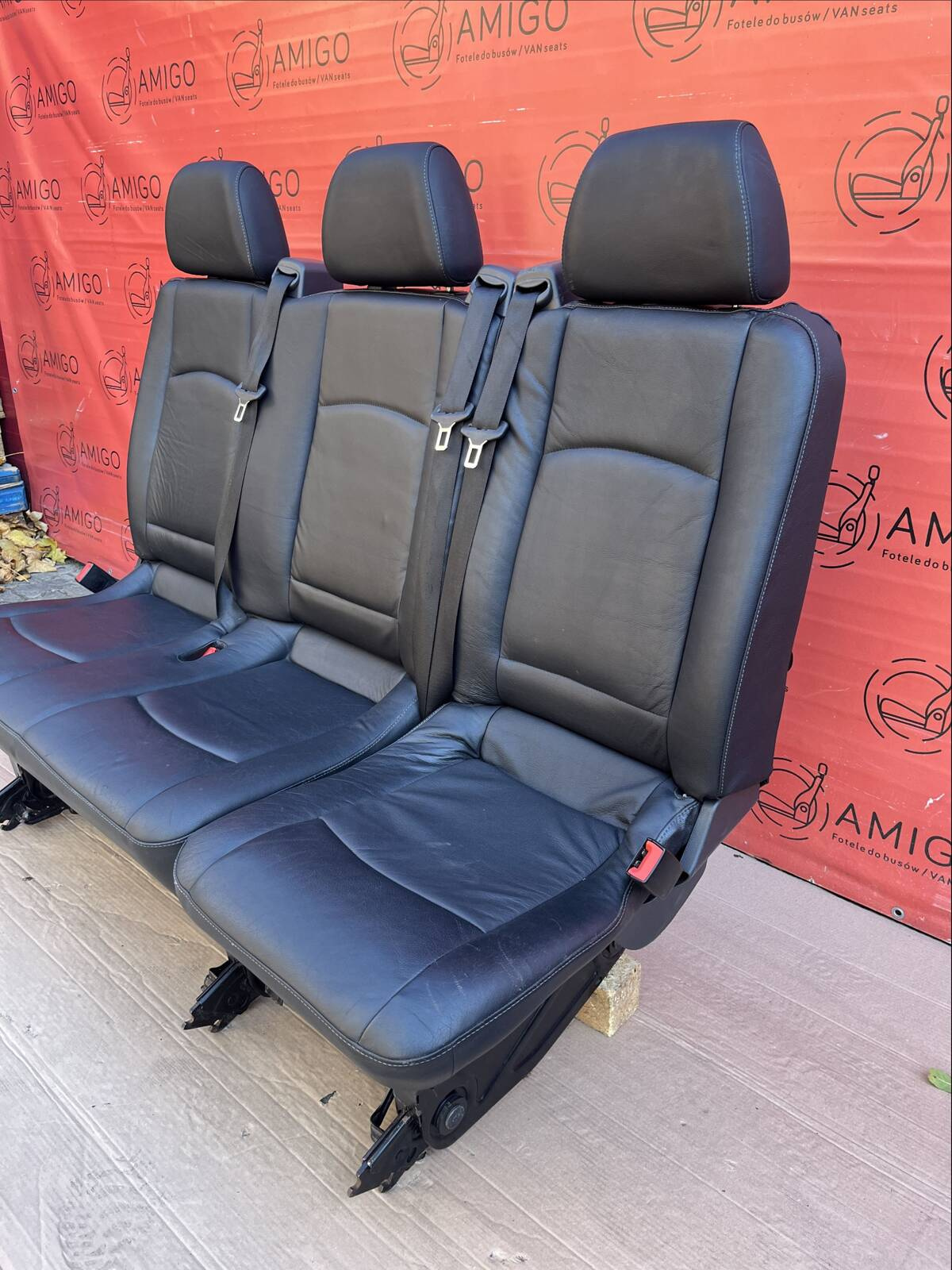 Rear Seats 2+1 bench single seat MERCEDES W639 Vito Tourer Viano leatherette RHD