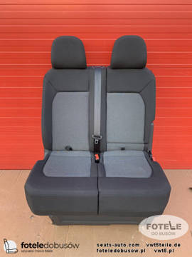 Seat VW Crafter II MAN TGE 2016-2025 double bench passenger seat front LHD