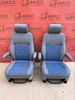 Driver passenger seat seats set VW T5 LLL blue Multivan Caravelle