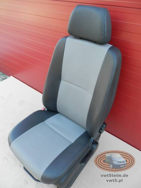 Seat VW Crafter UK passenger EU driver captain seat sky artificial leather new modell