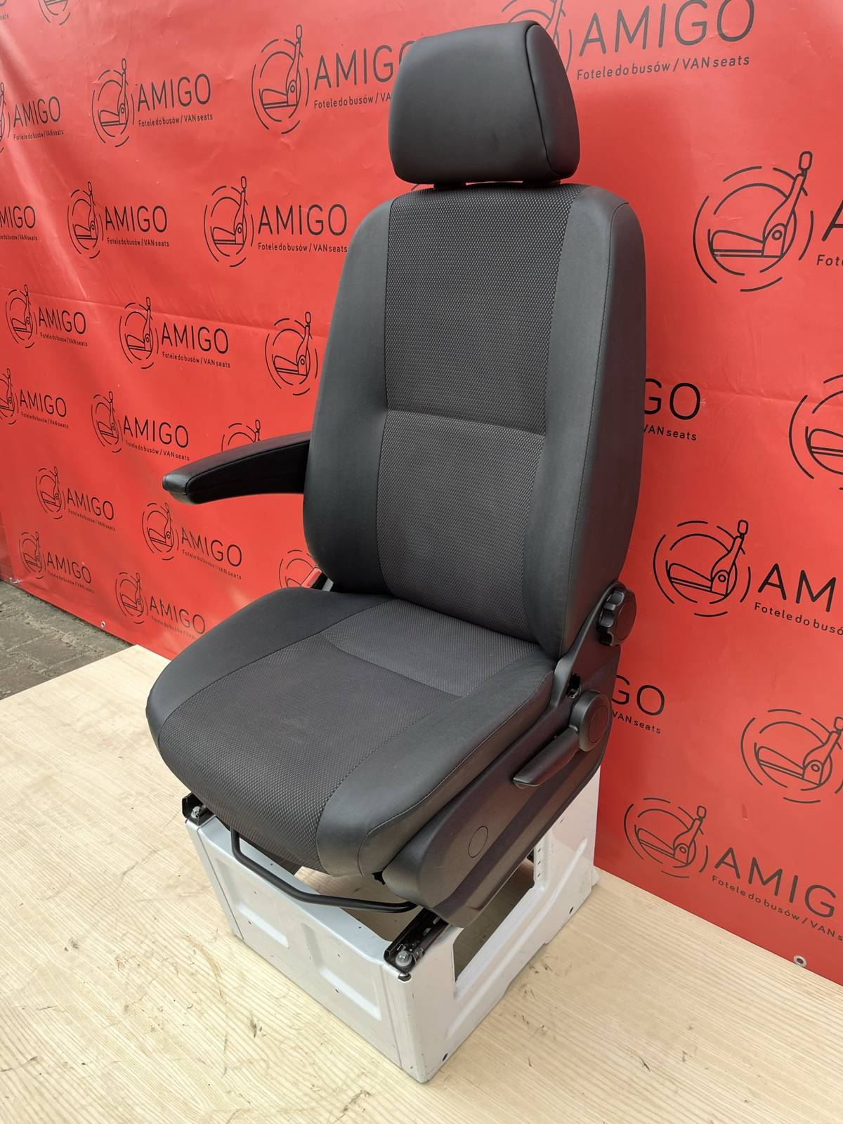 Seat Mercedes Sprinter W906 UK passenger | Eu driver Faux Leather adjustments armrest 2006-2019