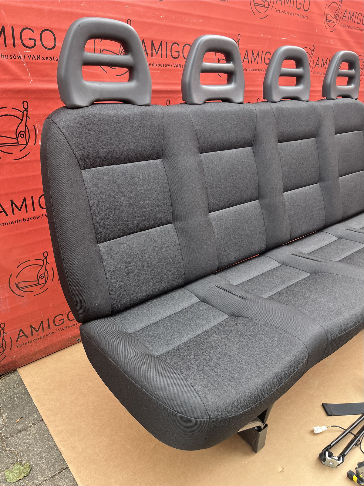 Seat Fiat Ducato Boxer Jumper Citroën Relay bench rear DOKA Crew Cab quadruple
