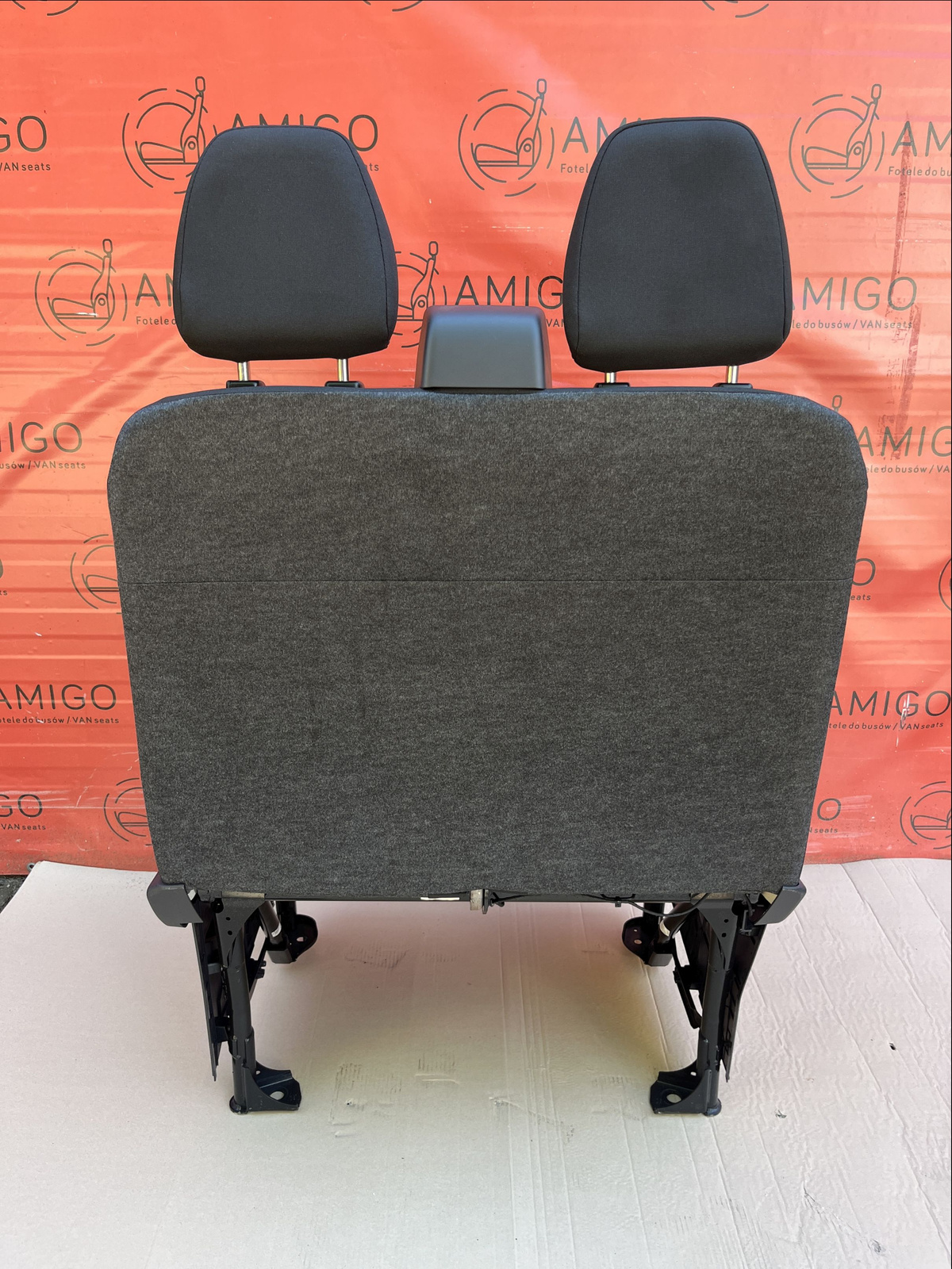 New Ford Transit Custom 23-25 Plus black onyx double front passenger seat LHD