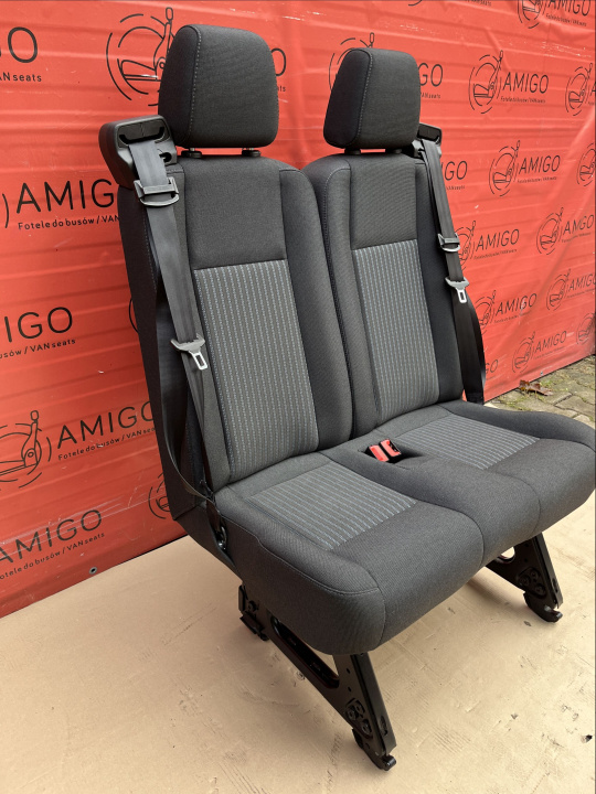 Ford Transit MK8 2-seater bench seat Passenger compartment seat Lane 80cm with brackets