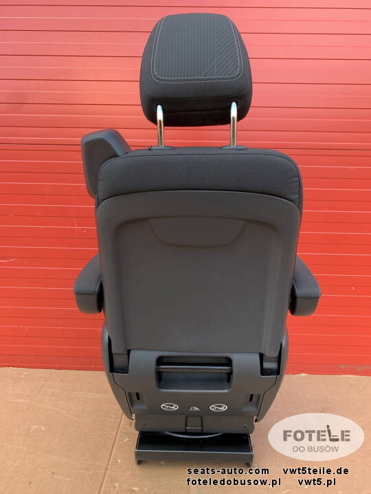 Seat single rear swivel Renault Trafic SpaceClass V-class W447 Black JAVA