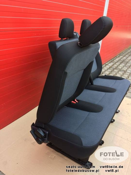 Seat triple bench Renault Trafic Opel Vauxhall Vivaro NV300 Talento belts set