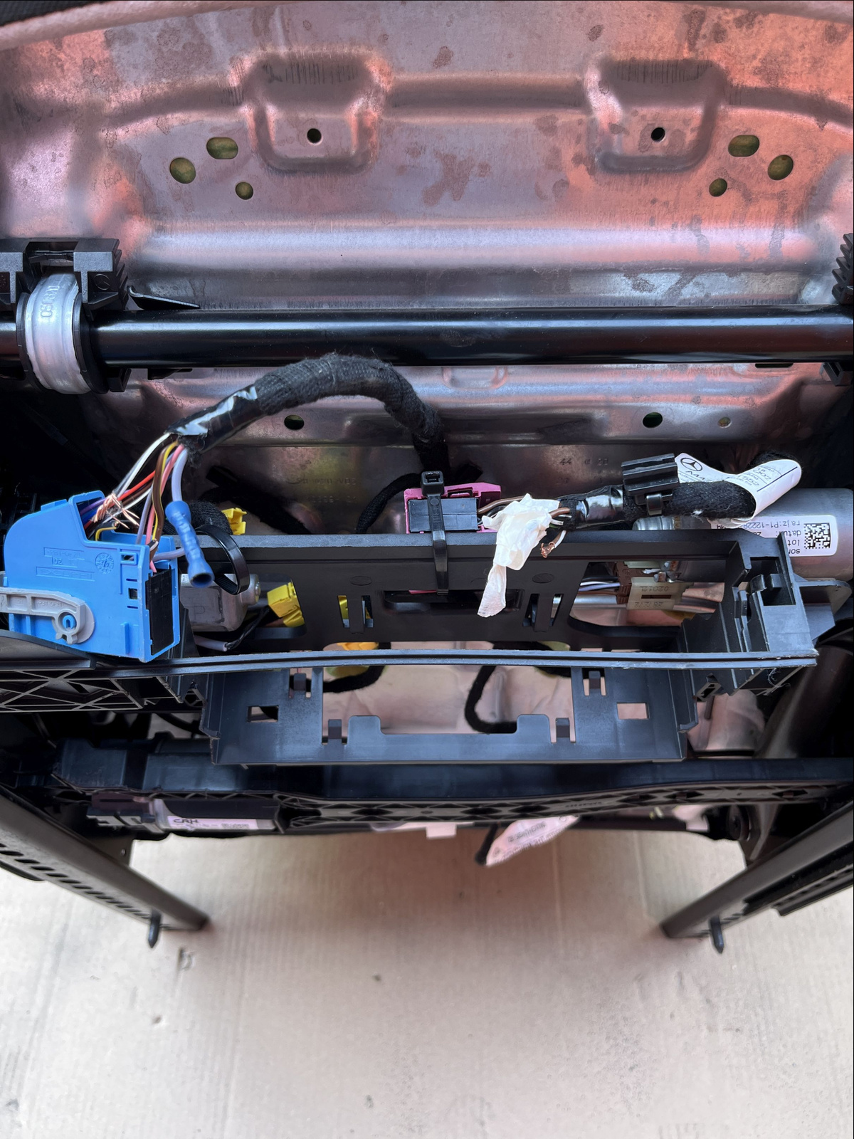 Front Seat Mercedes Vito W447 driver passenger 2014-2024 armrests Lugano Leather