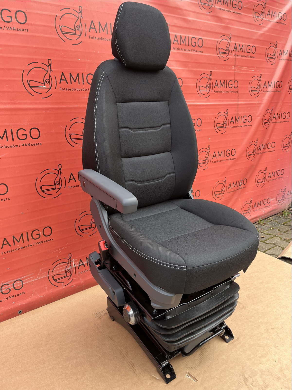Seat Fiat Ducato Boxer Jumper Relay Proace Max Movano C UK passenger | EU driver seat armrest adjustment pumped pneumatic