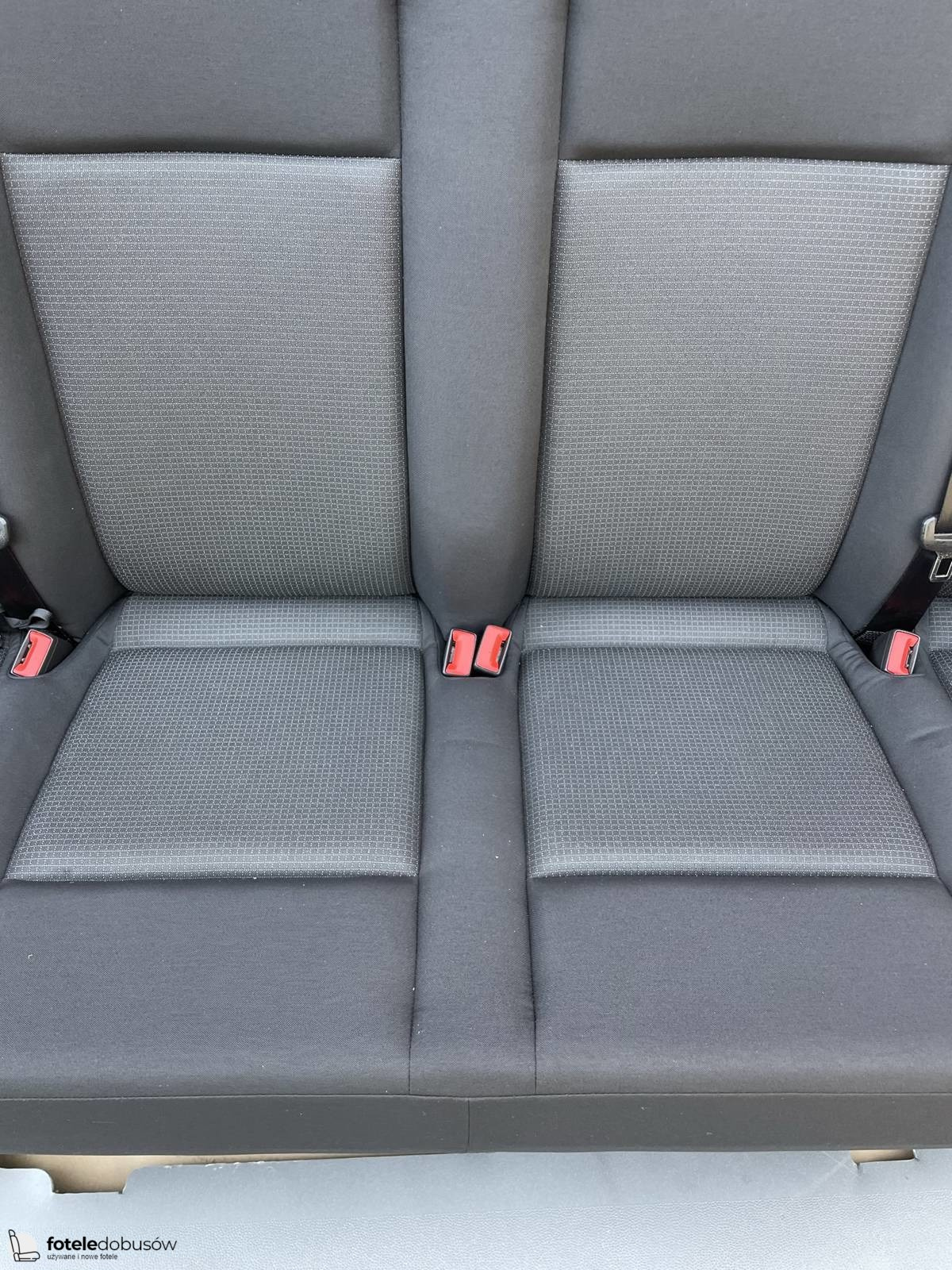 Seat VW Crafter II MAN TGE 2016-2022 quadruple rear four-seats bench belts
