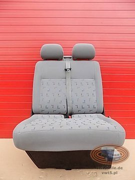 Seat VW T5 double bench passenger seat front LLL LHD