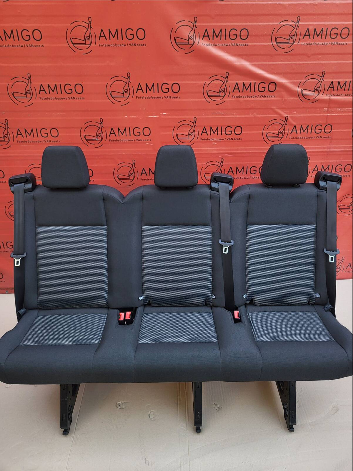 Seat Ford Transit MK8 bench triple rear three-seats V363 Capitol isofix