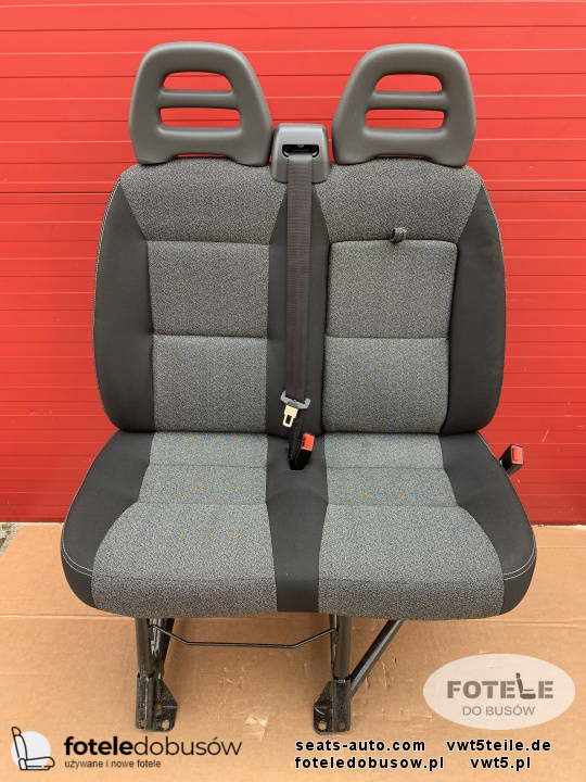 Seat Fiat Ducato Boxer Jumper Relay double front bench cupholder passenger LHD
