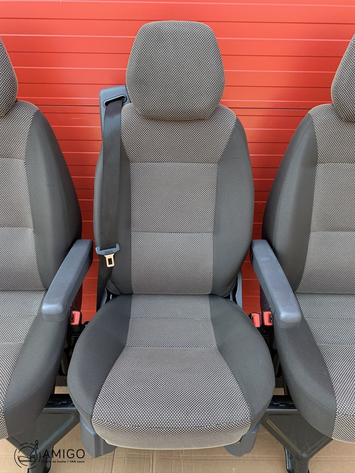 Seat Fiat Ducato Boxer Jumper Citroën Relay bench triple rear armrests